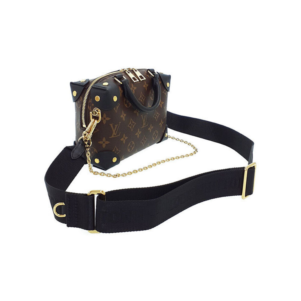 Louis Vuitton Leather Bag Monogram Malle Souple Brown